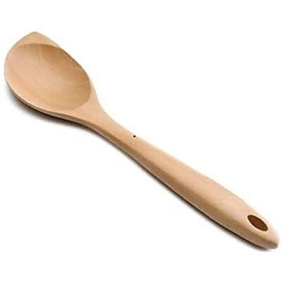 Cuillère en bois de hêtre LACOR - Côté droit - 30cm - Compatible antiadhésif - Publicité Cuillère en bois de hêtre LACOR - Côté droit - 30cm - Compatible antiadhésif - Publicité