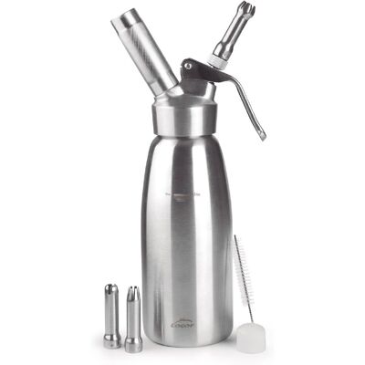Lacor Epicure 0,5L rozsdamentes acél siphon - Professzionális konyhai eszköz Lacor Epicure 0,5L rozsdamentes acél siphon - Professzionális konyhai eszköz