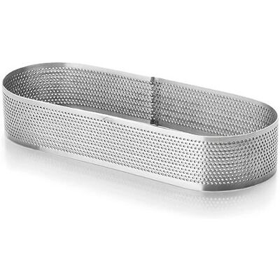 Lacor 68580 Roestvrij staal perforatie oval bakvorm - 20cm Lacor 68580 Roestvrij staal perforatie oval bakvorm - 20cm