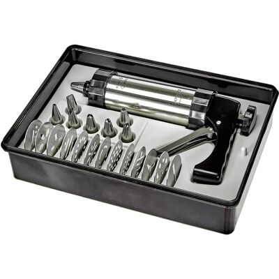 Kit de pâtisserie en inox - 250ml - Pistolet à décor Kit de pâtisserie en inox - 250ml - Pistolet à décor