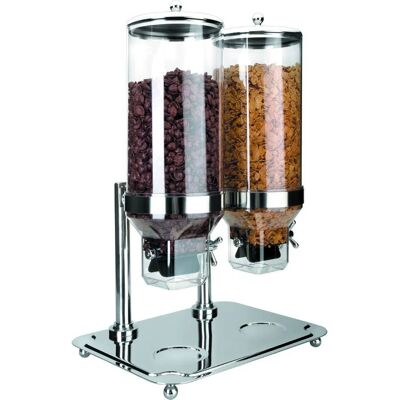 Distributeur de céréales en acier inoxydable LACOR - 10L - Pour céréales, flocons - Publicité Distributeur de céréales en acier inoxydable LACOR - 10L - Pour céréales, flocons - Publicité