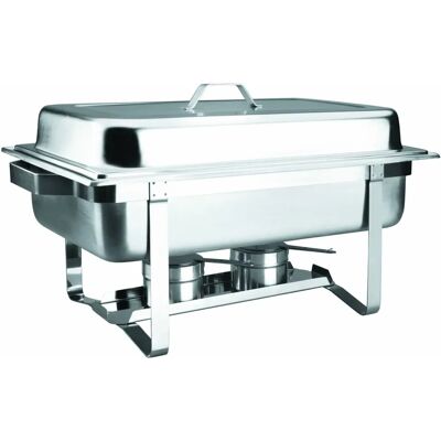 Lacor Basic Inox Chafing Dish - Buffet, GN 1/1, Acier Inox Lacor Basic Inox Chafing Dish - Buffet, GN 1/1, Acier Inox