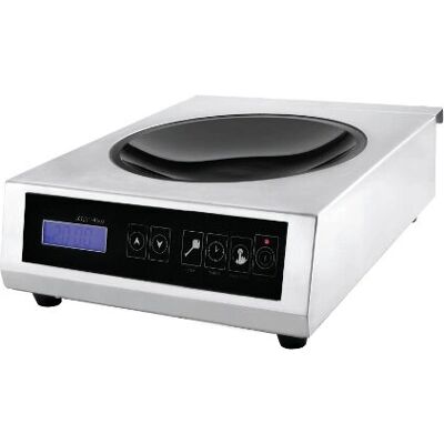 Lacor Placa de Inducción Wok Profesional - Sartén Lacor Placa de Inducción Wok Profesional - Sartén