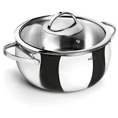 Lacor 79024 Casserole en acier inoxydable - 24cm - 6L Lacor 79024 Casserole en acier inoxydable - 24cm - 6L