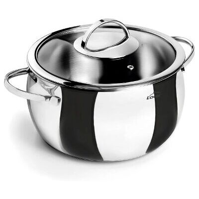 Lacor 79124 Sauteuse en Acier Inoxydable - 7L - Publicité Lacor 79124 Sauteuse en Acier Inoxydable - 7L - Publicité