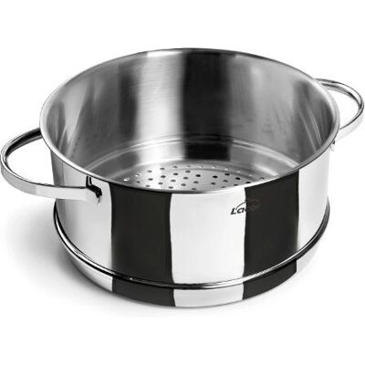 Lacor 79424 Casserole en Inox - 4,5L, 24cm, Induction - Publicité Lacor 79424 Casserole en Inox - 4,5L, 24cm, Induction - Publicité