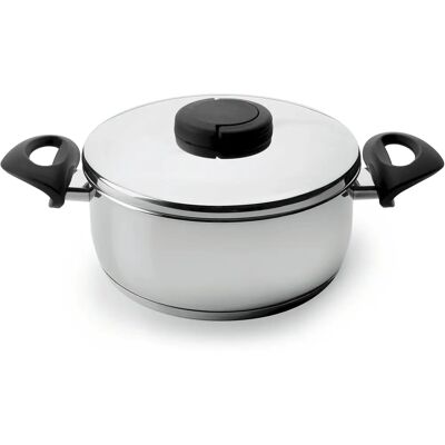 Lacor Edelstahl 26cm Kasserolle mit Deckel - Induktion Lacor Edelstahl 26cm Kasserolle mit Deckel - Induktion