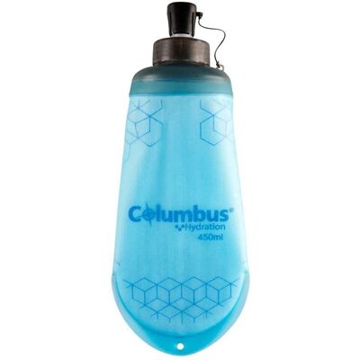 Columbus Outdoor - Flasque souple isolée 450ml - Bleu - Légère - Publicité Columbus Outdoor - Flasque souple isolée 450ml - Bleu - Légère - Publicité