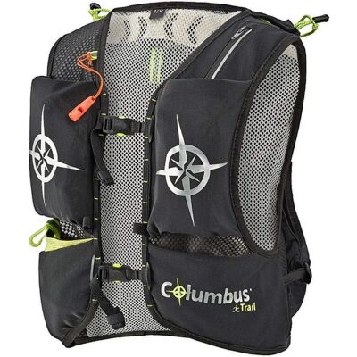 Columbus Outdoor - Gilet d'hydratation Trail 5L - Noir - Publicité Columbus Outdoor - Gilet d'hydratation Trail 5L - Noir - Publicité