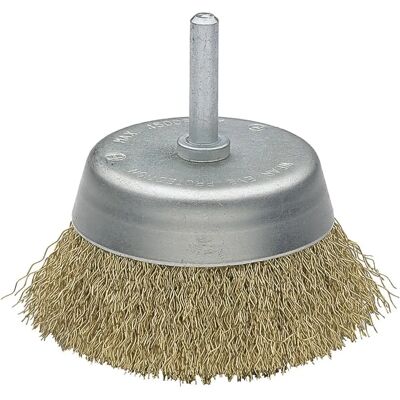BELLOTA 50808-50 Spazzola a tazza in ottone per fai da te - Lucidatura e rimozione ruggine BELLOTA 50808-50 Spazzola a tazza in ottone per fai da te - Lucidatura e rimozione ruggine