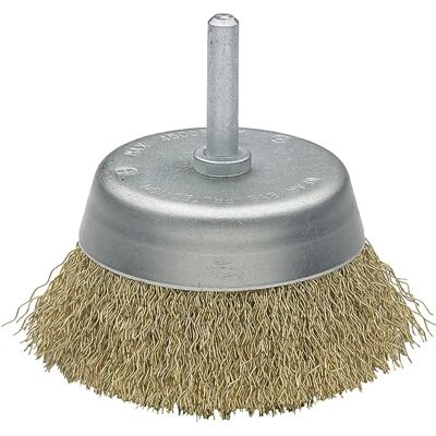 Bellota 50808-75 Escova de arame para furadeiras DIY - Remove tinta, ferrugem e sujeira - 75mm Bellota 50808-75 Escova de arame para furadeiras DIY - Remove tinta, ferrugem e sujeira - 75mm