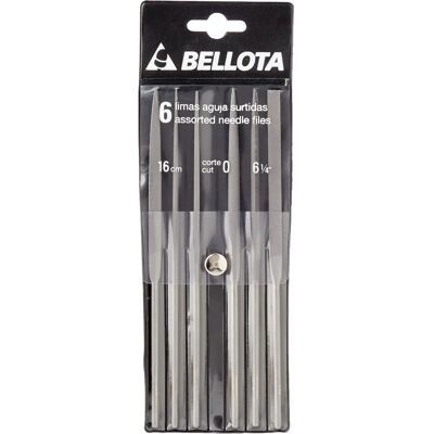 Conjunto de 6 limas de agulha Bellota 160mm - Ferramentas de Jardinagem Conjunto de 6 limas de agulha Bellota 160mm - Ferramentas de Jardinagem