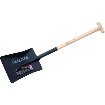 Pelle Carrée Bellota 5502-6 - Acier Durable, Manche en Bois - Publicité Pelle Carrée Bellota 5502-6 - Acier Durable, Manche en Bois - Publicité
