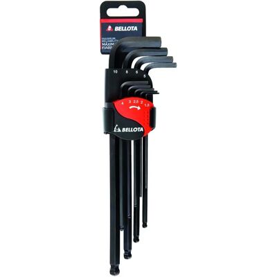 Zestaw Kluczy Imbusowych BELLOTA 1,5-10mm Zestaw Kluczy Imbusowych BELLOTA 1,5-10mm