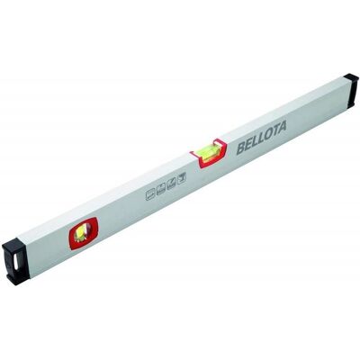 Niveau à bulle Bellota en aluminium - 40cm, 2 fioles, résistant UV Niveau à bulle Bellota en aluminium - 40cm, 2 fioles, résistant UV