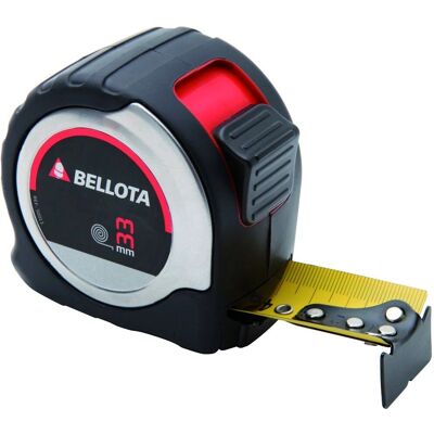 BELLOTA 50013-8 Metro a nastro - 8m, largo 33mm, senza torsione, alta precisione BELLOTA 50013-8 Metro a nastro - 8m, largo 33mm, senza torsione, alta precisione