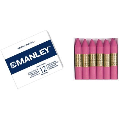 Crayons de cire roses Manley - Fournitures d'art Crayons de cire roses Manley - Fournitures d'art