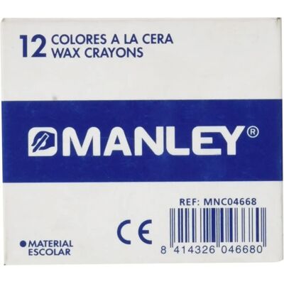 Lápices de cera unicolor verde azulado - Caja de 12 Lápices de cera unicolor verde azulado - Caja de 12