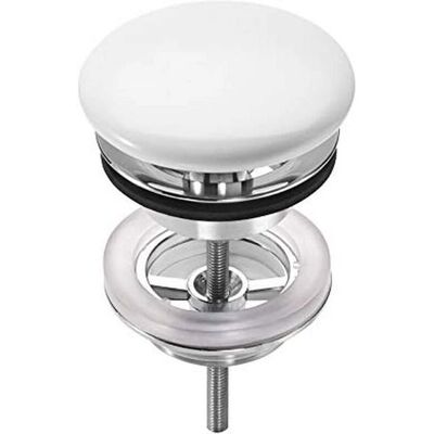 Roca - Desagüe para lavabo o bidé - Tapón fijo abierto de porcelana - 72mm - AQUA Roca - Desagüe para lavabo o bidé - Tapón fijo abierto de porcelana - 72mm - AQUA