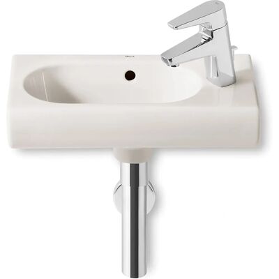 Lavoar din porțelan Roca Meridian montat pe perete - Pătrat, 450x250mm Lavoar din porțelan Roca Meridian montat pe perete - Pătrat, 450x250mm
