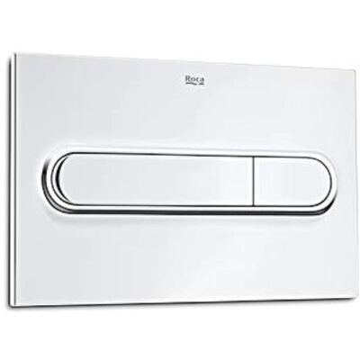 Roca PL1 Chrome Dual Flush Plate - Flush Plate Roca PL1 Chrome Dual Flush Plate - Flush Plate