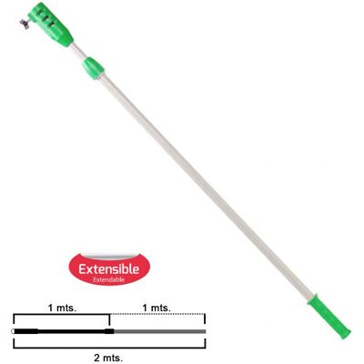 Poignée métallique extensible WOLFPACK 12030080 - Poignée pour rouleau à peinture - Publicité Poignée métallique extensible WOLFPACK 12030080 - Poignée pour rouleau à peinture - Publicité