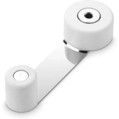 Butée de porte pivotante en métal blanc Inofix 2058 - Butée de porte - Publicité Butée de porte pivotante en métal blanc Inofix 2058 - Butée de porte - Publicité