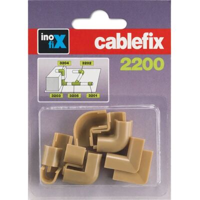 Acessórios Cablefix Bege Inofix 3200-6 - Pack de 10 Acessórios Cablefix Bege Inofix 3200-6 - Pack de 10