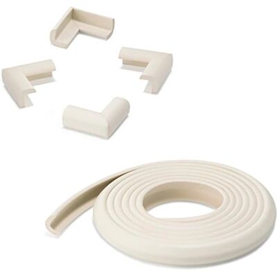 Inofix Eckenschutzband - Eckenprotektor, Weiß, Gummi Inofix Eckenschutzband - Eckenprotektor, Weiß, Gummi