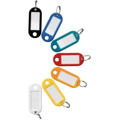 INOFIX Porte-étiquettes et porte-clés - 7 assortis - Organisateur de clés - Publicité INOFIX Porte-étiquettes et porte-clés - 7 assortis - Organisateur de clés - Publicité