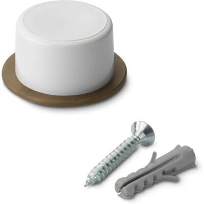 Inofix 3042 Türstopper - Für Türen geeignet - 2 Stück - Weiß Inofix 3042 Türstopper - Für Türen geeignet - 2 Stück - Weiß