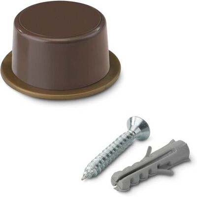 Inofix 3042 Türstopper - Braun PVC - 2 Stück Inofix 3042 Türstopper - Braun PVC - 2 Stück