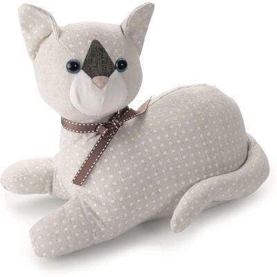 Inofix 3178-2 Textil Sand Weiß Katze - Türstopper Inofix 3178-2 Textil Sand Weiß Katze - Türstopper