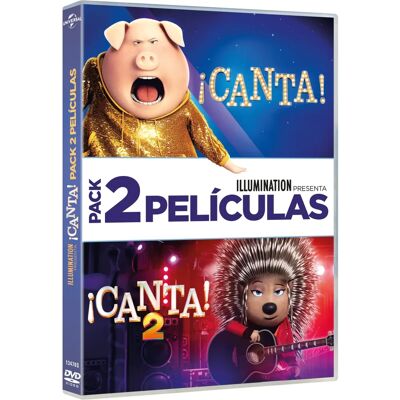 Pacchetto DVD 'Sing 1 e 2' Universal Pacchetto DVD 'Sing 1 e 2' Universal
