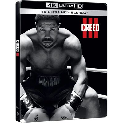 Warner Creed 3 Steelbook 4K Ultra HD - Película Blu-ray Warner Creed 3 Steelbook 4K Ultra HD - Película Blu-ray