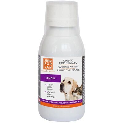 San Seniors kosttillskott och vitaminer för hundar och katter - 120 ml San Seniors kosttillskott och vitaminer för hundar och katter - 120 ml