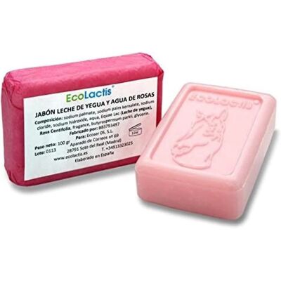 Jabón de Leche de Yegua y Rosa - Cuidado de la piel Jabón de Leche de Yegua y Rosa - Cuidado de la piel