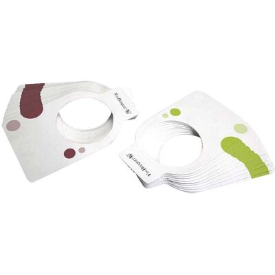 Vin Bouquet Étiquettes pour Bouteilles avec Marqueur - 24 Étiquettes Vin Bouquet Étiquettes pour Bouteilles avec Marqueur - 24 Étiquettes