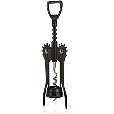 Corkscrew Vin Bouquet - Ailes Design Élégant - Noir Corkscrew Vin Bouquet - Ailes Design Élégant - Noir
