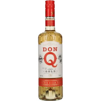 Don Q Gold Puerto Rican Rum - Vanille, Karamell, Tropische Früchte Don Q Gold Puerto Rican Rum - Vanille, Karamell, Tropische Früchte