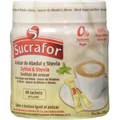 Sucrafor - 60 sobres de 1g - Edulcorante Sucrafor - 60 sobres de 1g - Edulcorante