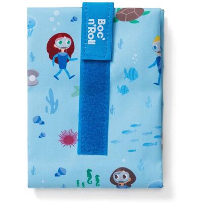 Support Sandwich Boc'n'Roll Kids Ocean - Réutilisable, Écologique - Publicité Support Sandwich Boc'n'Roll Kids Ocean - Réutilisable, Écologique - Publicité