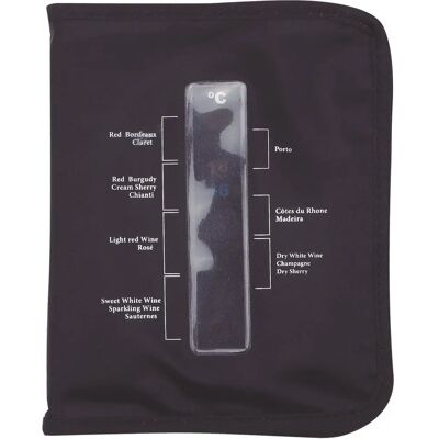 Fascia Refrigerante VIN BOUQUET - Gel Flessibile, Nero/Silver Fascia Refrigerante VIN BOUQUET - Gel Flessibile, Nero/Silver