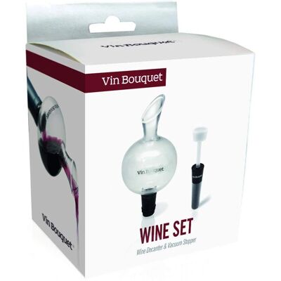VB VIN BOUQUET Vinkaraffelset - Svart VB VIN BOUQUET Vinkaraffelset - Svart