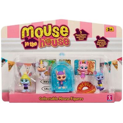 Pack de 2 figurines Mouse In The House Bandai - figurines - Publicité Pack de 2 figurines Mouse In The House Bandai - figurines - Publicité