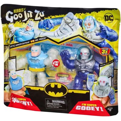 Heróis de Goo Jit Zu DC Armadura Ártica Batman contra Mr Freeze - Brinquedo Heróis de Goo Jit Zu DC Armadura Ártica Batman contra Mr Freeze - Brinquedo