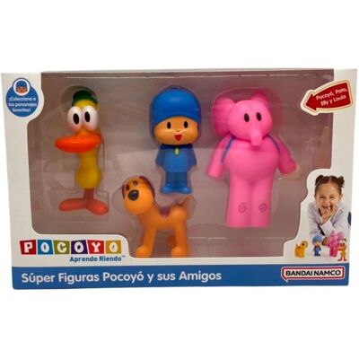 Ensemble de 4 figurines Pocoyo - Jouets en plastique Ensemble de 4 figurines Pocoyo - Jouets en plastique