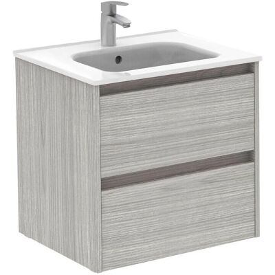 Conjunto de baño Royo - 2 cajones, Gris arenado, 60cm Conjunto de baño Royo - 2 cajones, Gris arenado, 60cm