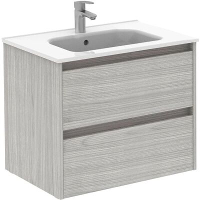 Conjunto de Muebles de Baño Royo SANSA - Gris, 70cm, con Lavabo Conjunto de Muebles de Baño Royo SANSA - Gris, 70cm, con Lavabo