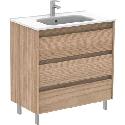 Royo - SANSA - Nogal arenado - 80 cm - Bathroom vanity set Royo - SANSA - Nogal arenado - 80 cm - Bathroom vanity set